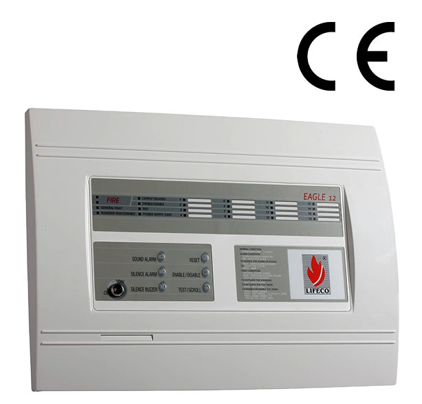 Fire Alarm Control Panel Eagle 12