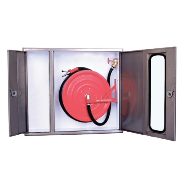 Lifeco Rubber Hose & Extinguisher Double Door Enclosure LF600