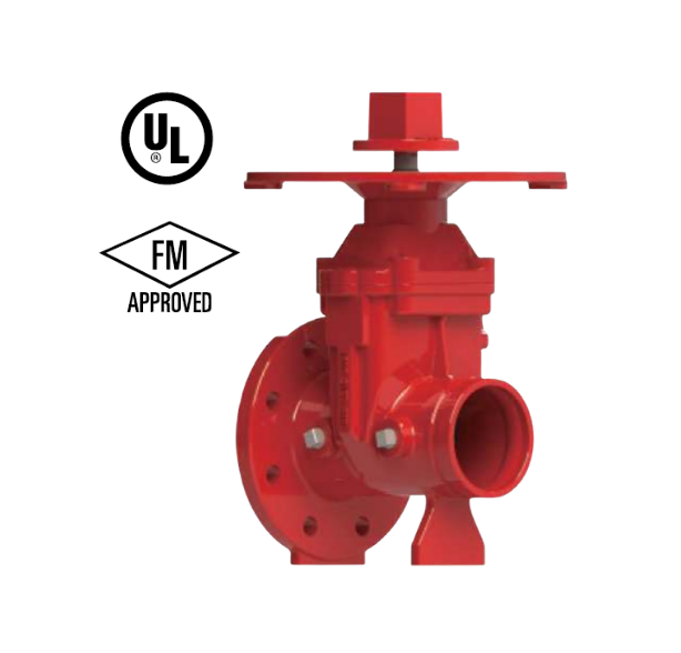 Gate Valves - 365 PSI - NRS Type-Flange-Groove-Ends Model 3288-365-FGLF